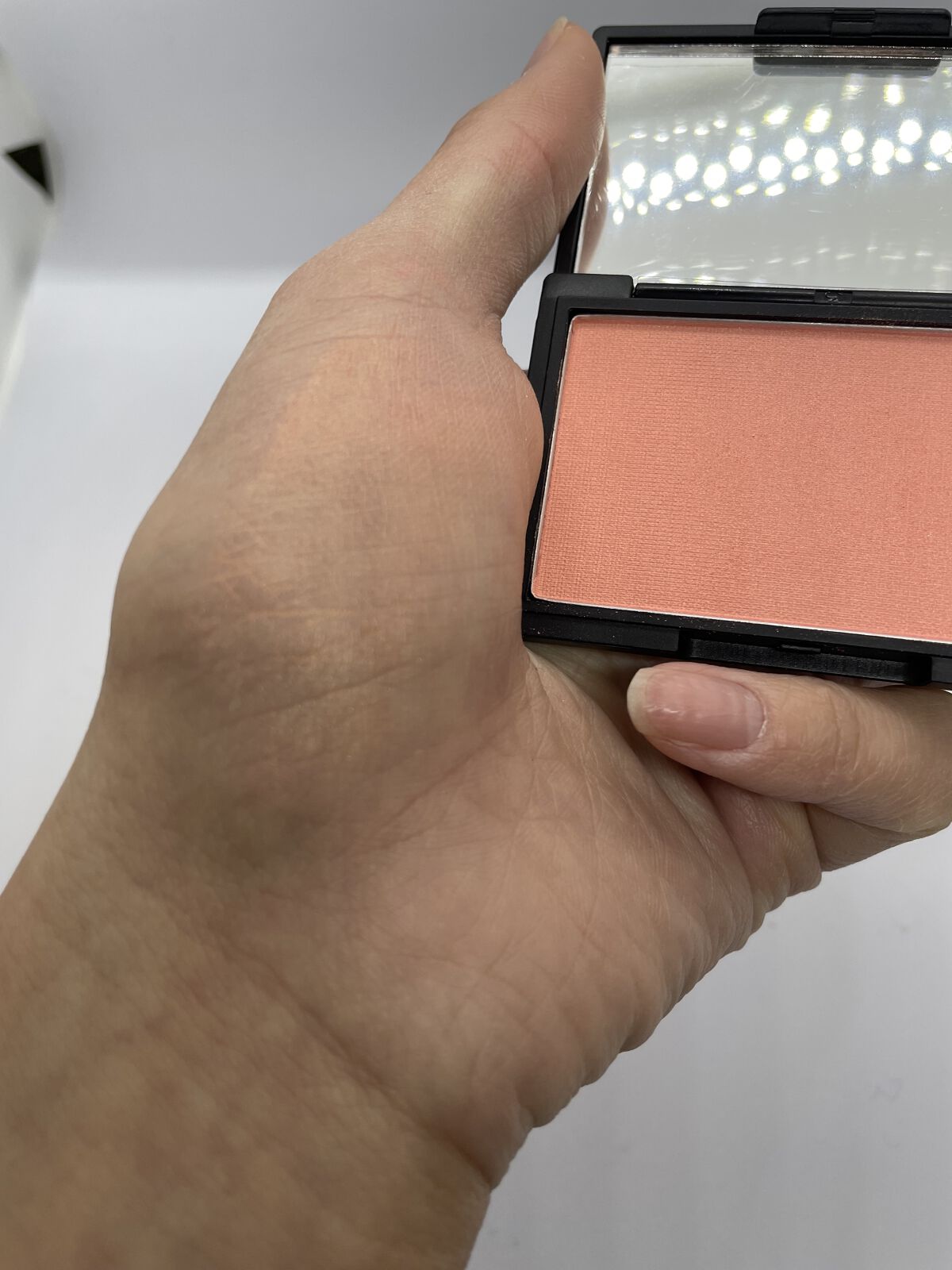 ピュア チーク カラー ロージーピンク/heme/パウダーチークを使ったクチコミ（3枚目）