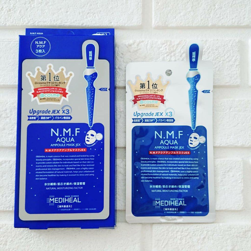 N.M.FアクアアンプルマスクJEX/MEDIHEAL/シートマスク・パックを使ったクチコミ（1枚目）