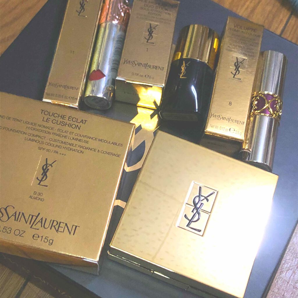 フェイスハイライター デュオスティック/YVES SAINT LAURENT BEAUTE/スティックハイライトを使ったクチコミ（2枚目）