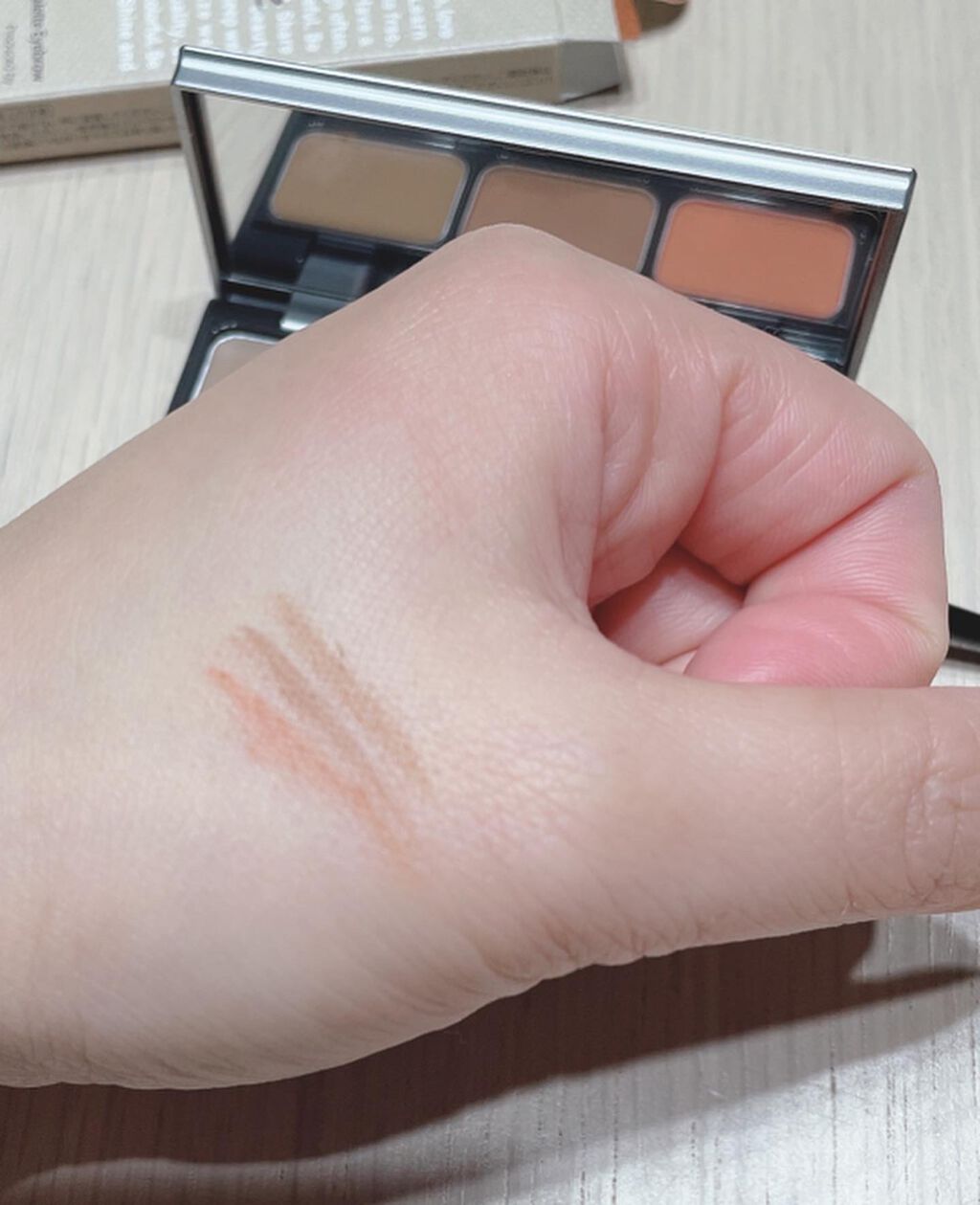 パレットアイブロウ/&be/パウダーアイブロウを使ったクチコミ(4枚目)