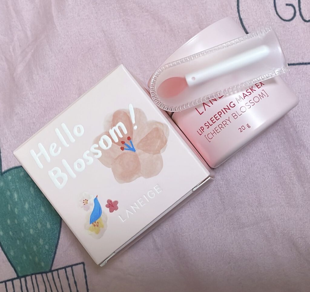 桜エディション リップスリーピングマスク/LANEIGE/リップケアを使ったクチコミ（1枚目）