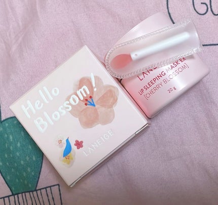 桜エディション リップスリーピングマスク/LANEIGE/リップケアを使ったクチコミ(1枚目)