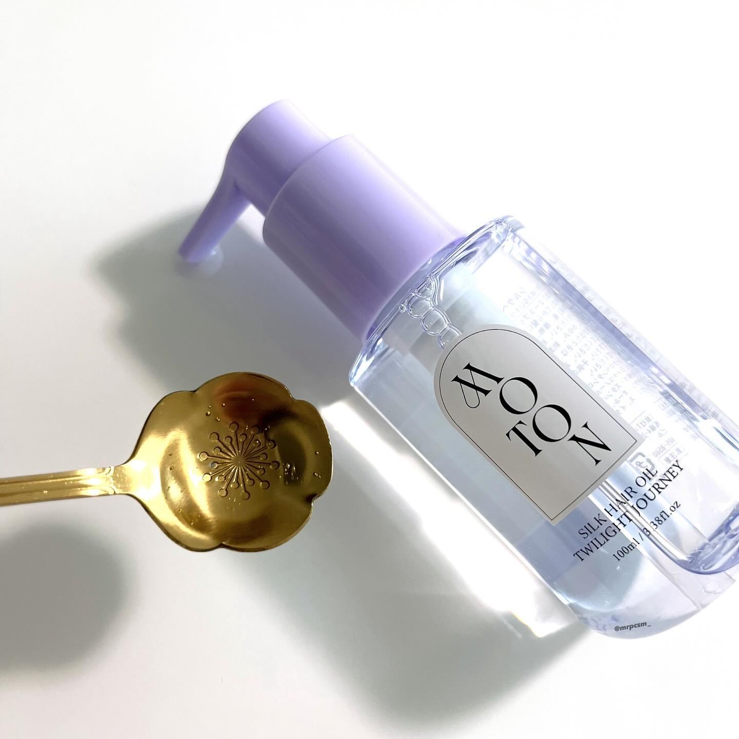 MOTON シルクヘアオイル トワイライトジャーニー/MOTON/ヘアオイルを使ったクチコミ（2枚目）