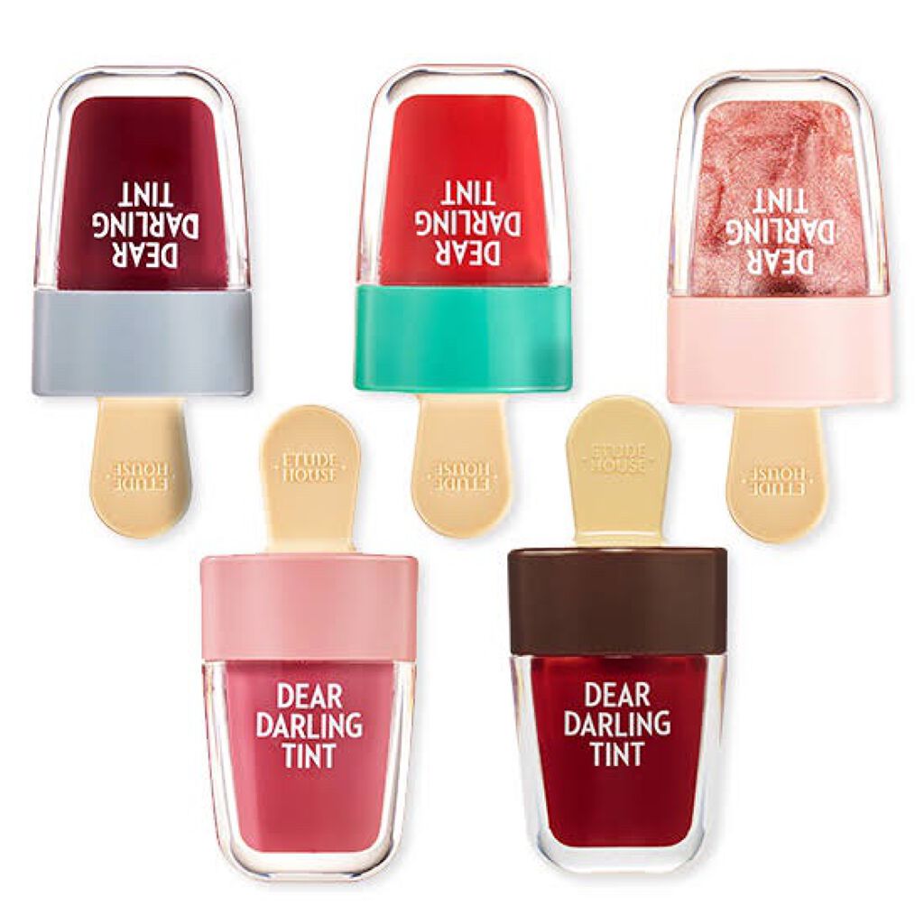 ディアダーリン ウォータージェルティント (アイスティント)/ETUDE/口紅を使ったクチコミ(1枚目)