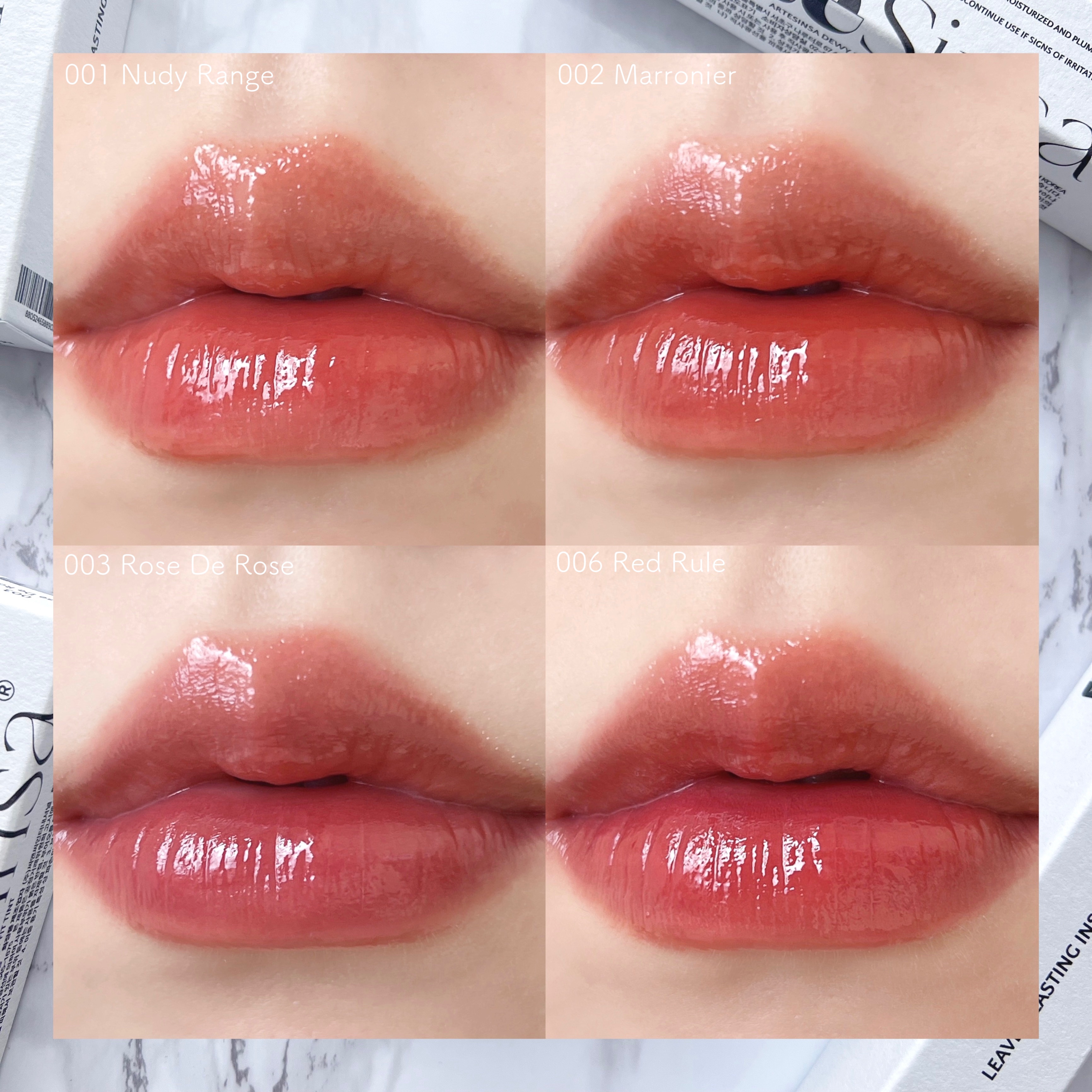 ビルダブルデューイフィットティント/ArteSinsa/リップティントを使ったクチコミ（3枚目）