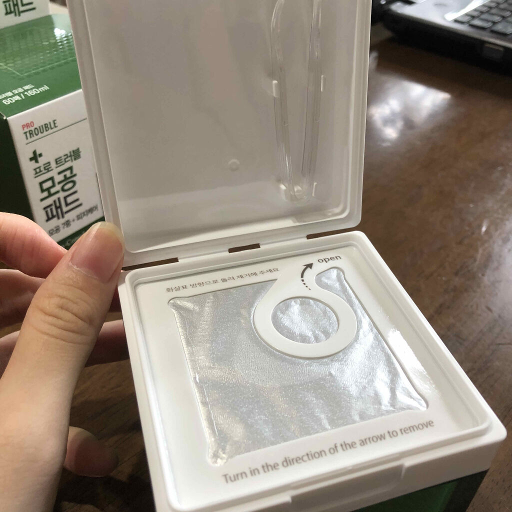 プロ トラブル ポア パッド/Dermatory/トナーパッドを使ったクチコミ（2枚目）