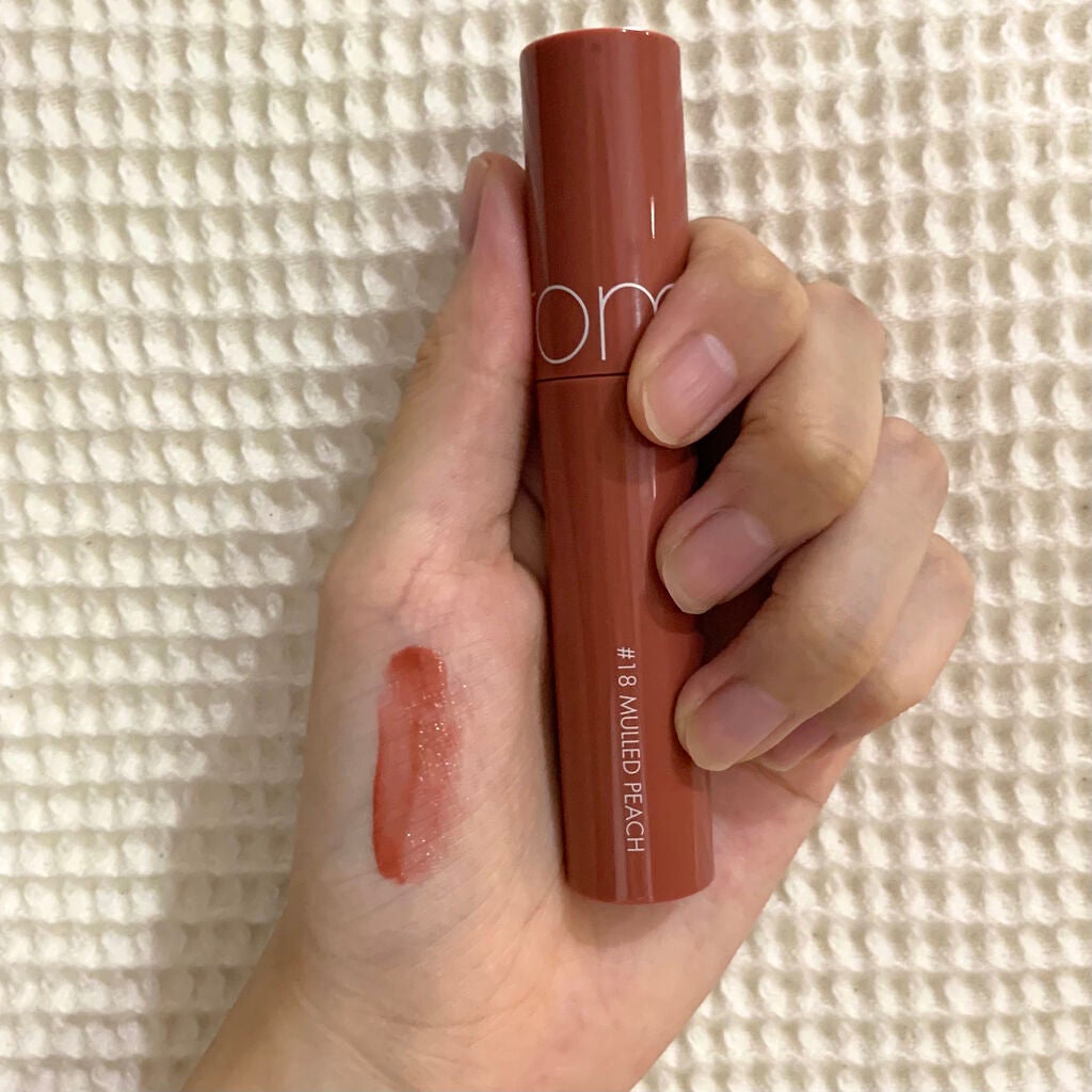 ジューシーラスティングティント/rom&nd/リップティントを使ったクチコミ(3枚目)