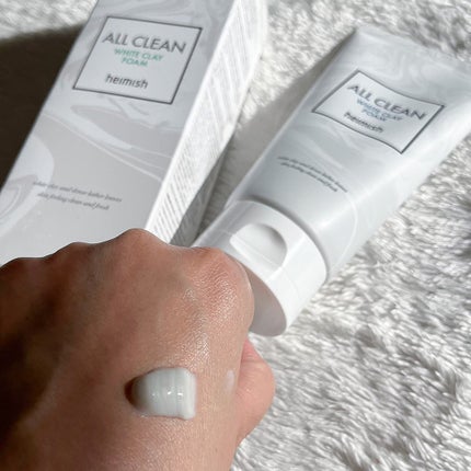 オールクリーンホワイトクレイフォーム/heimish/洗顔フォームを使ったクチコミ(5枚目)