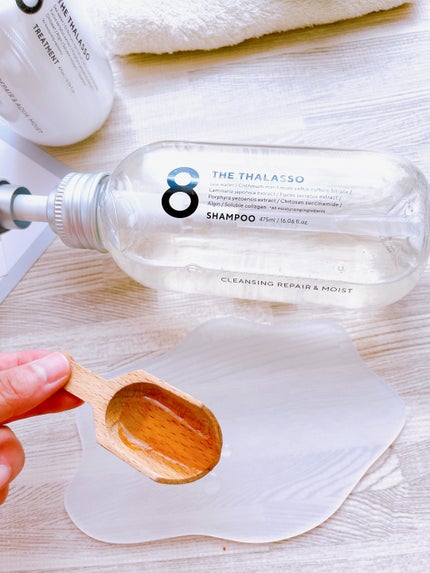 ハイドロポーション 美容液ヘアオイル(アクアホワイトフローラルの香り)/エイトザタラソ/ヘアオイルを使ったクチコミ(2枚目)