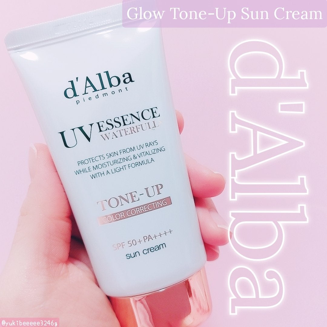 ウォータフルトーンアップサンクリーム/ダルバ/日焼け止めクリームを使ったクチコミ(1枚目)