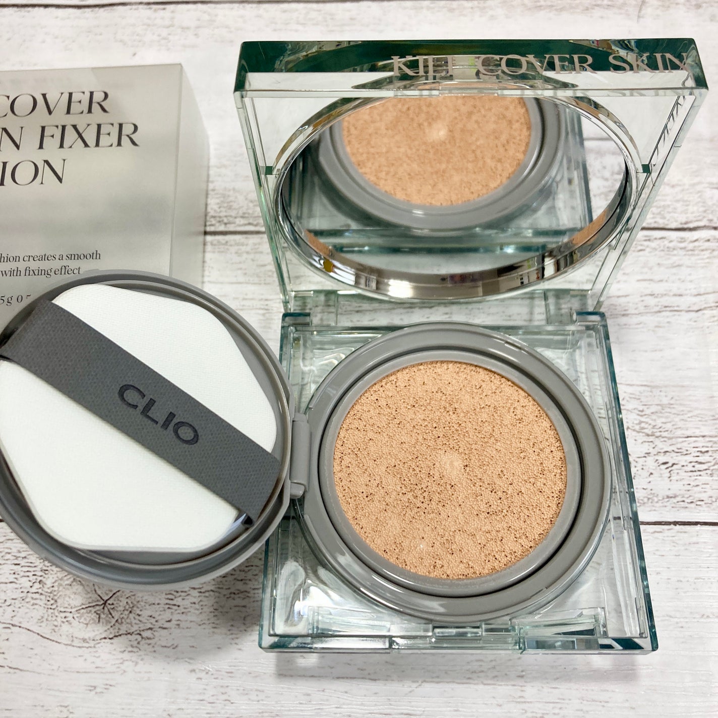 クリオ キル カバー スキン フィクサー クッション/CLIO/クッションファンデーションを使ったクチコミ(2枚目)