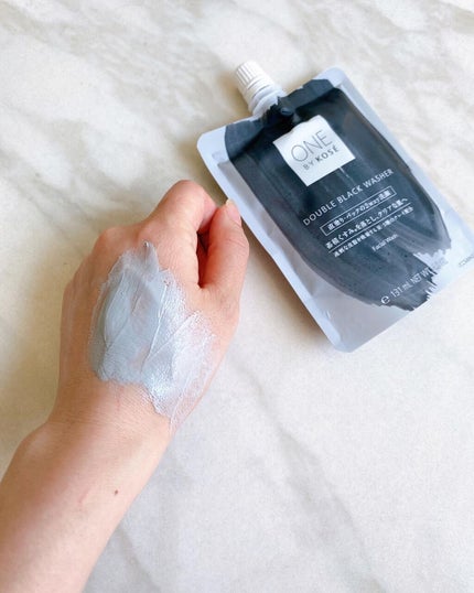 ダブル ブラック ウォッシャー/ONE BY KOSE/その他洗顔料を使ったクチコミ(2枚目)