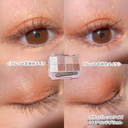 プティパレットアイズ/キャンメイク/パウダーアイシャドウを使ったクチコミ(4枚目)