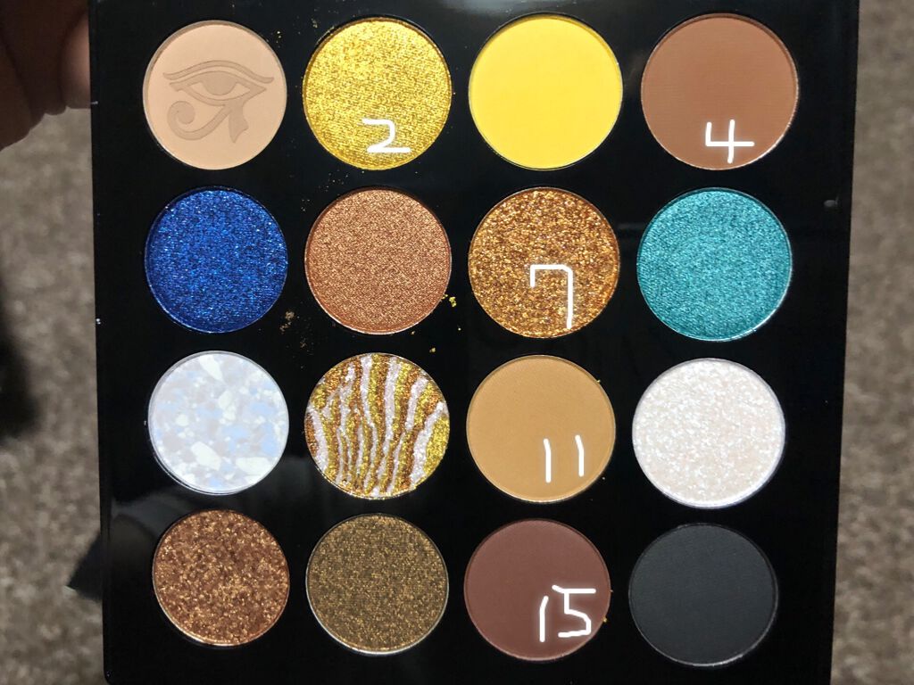 大英博物館 エジプトシリーズ アイシャドウパレット/ZEESEA/アイシャドウパレットを使ったクチコミ(3枚目)