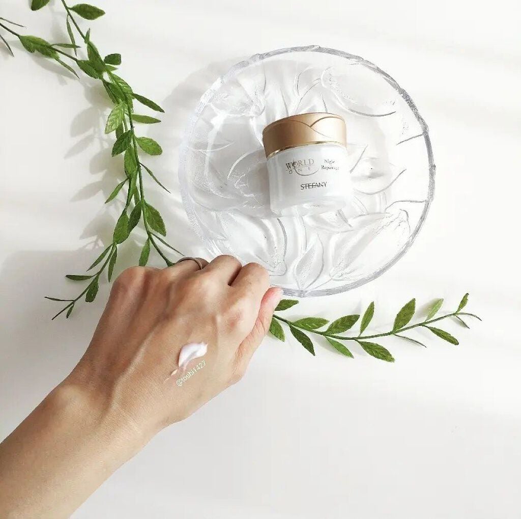 ワールド ワン ナイトリペアージュ/ステファニー/フェイスクリームを使ったクチコミ(2枚目)