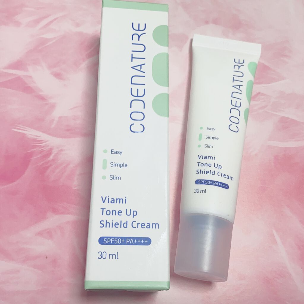 ビアミトーンアップシールドクリーム/CODENATURE/化粧下地を使ったクチコミ（1枚目）
