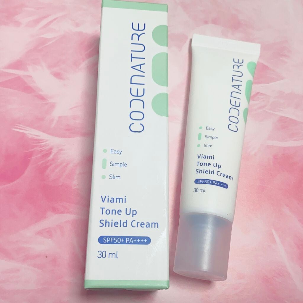 ビアミトーンアップシールドクリーム/CODENATURE/化粧下地を使ったクチコミ(1枚目)