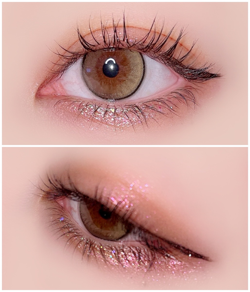 ブリンクリームパウダーシャドウ/BLING GLOW/単色アイシャドウを使ったクチコミ（1枚目）