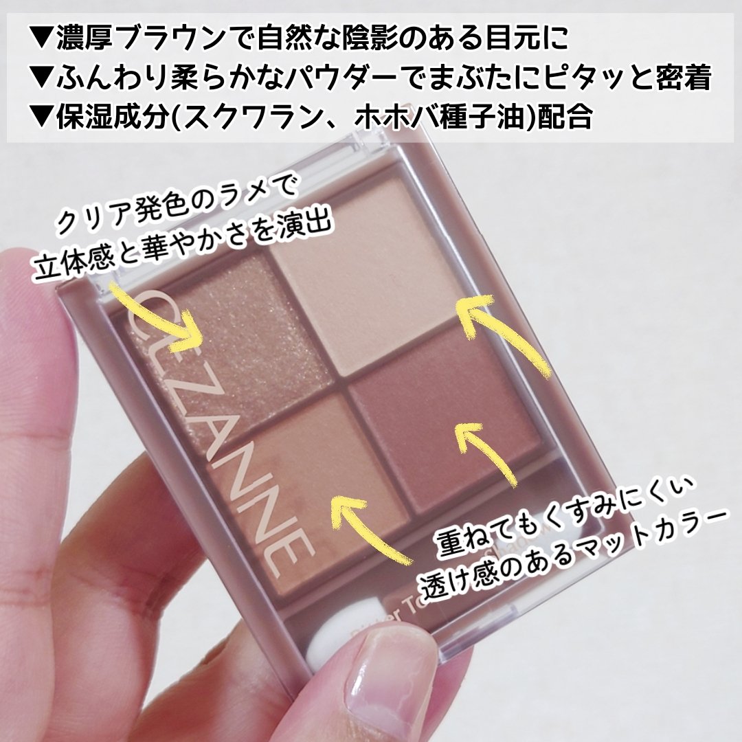 ビタートーンアイシャドウ/CEZANNE/パウダーアイシャドウを使ったクチコミ（2枚目）