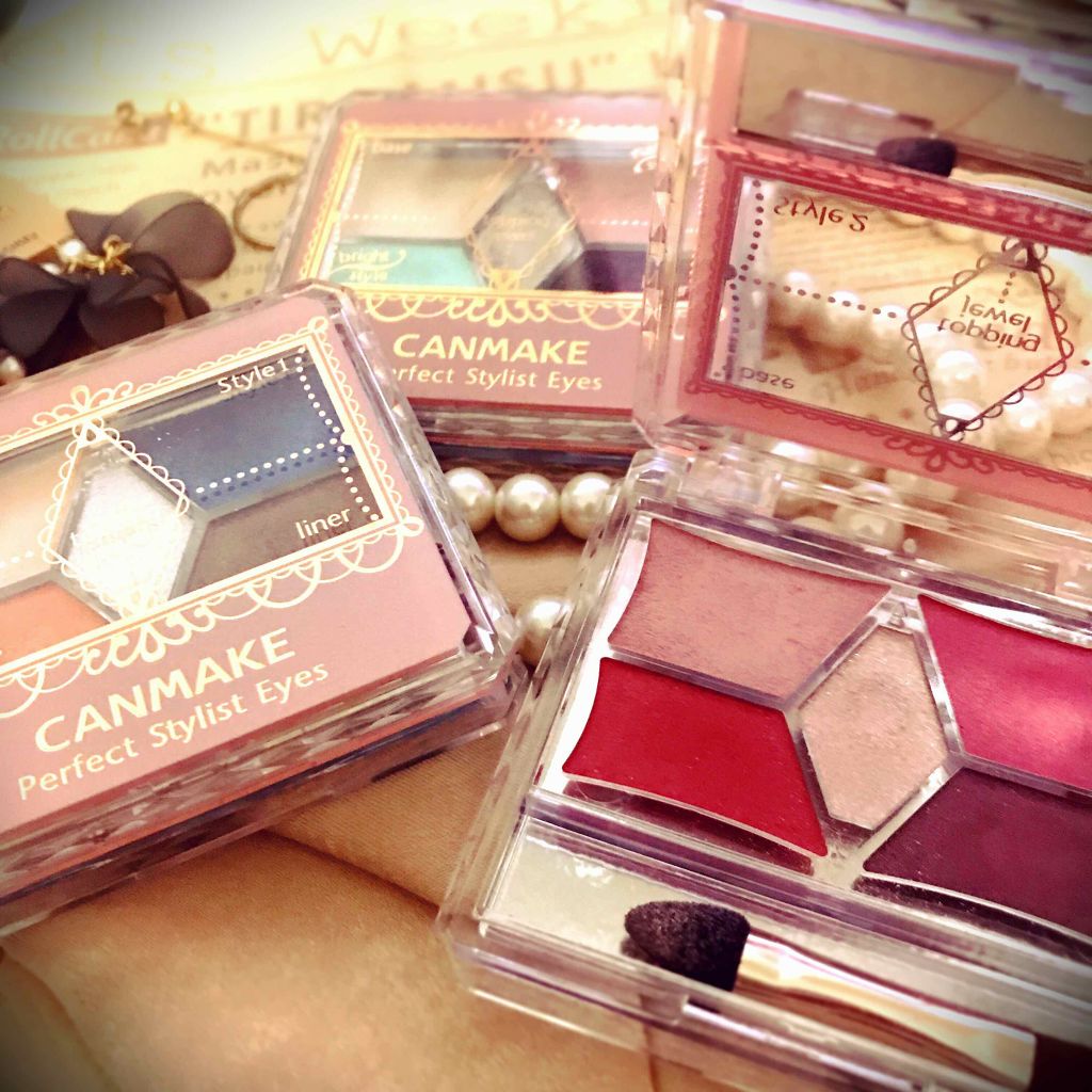 【旧品】パーフェクトスタイリストアイズ/キャンメイク/アイシャドウパレットを使ったクチコミ(1枚目)