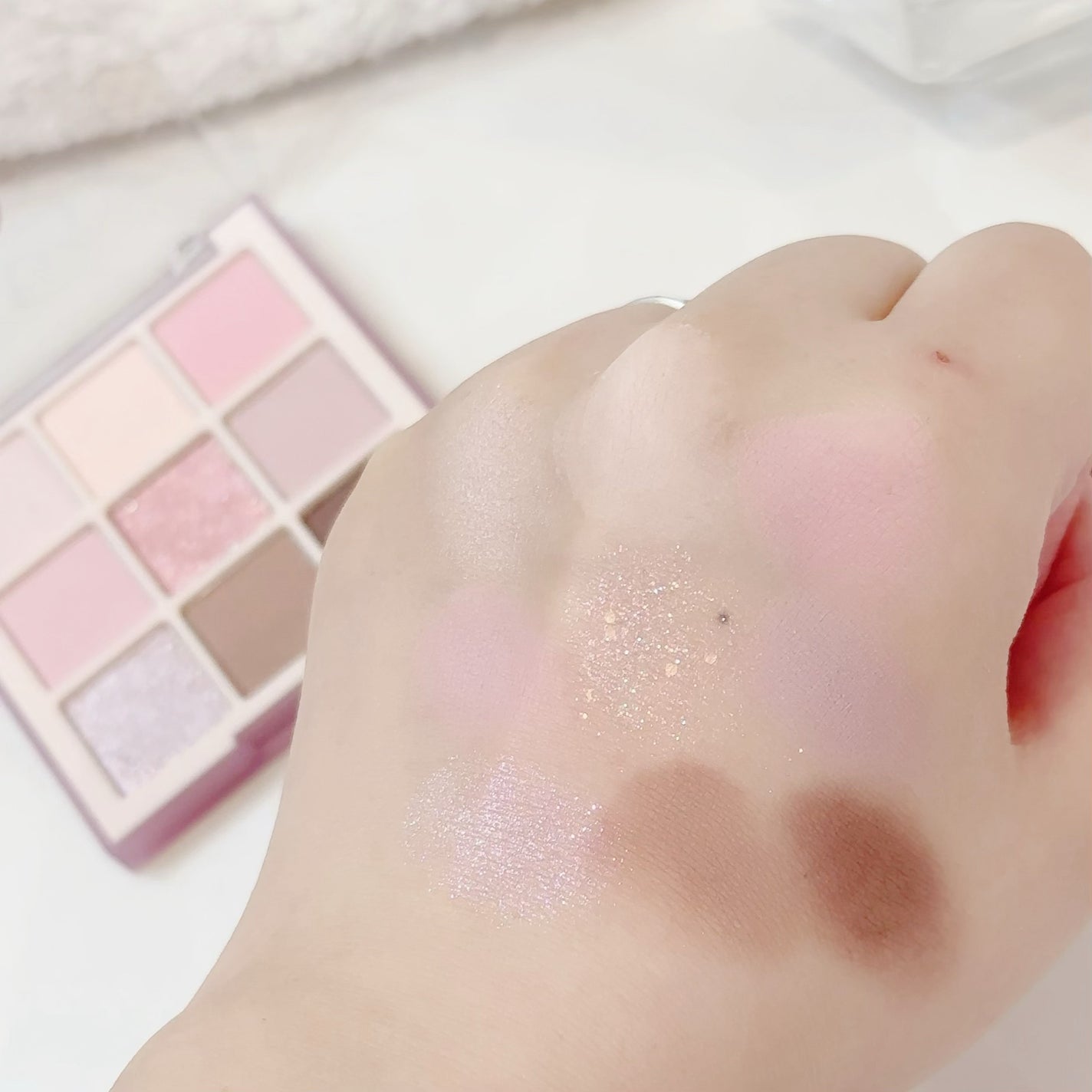 ムードブレンディングシャドウパレット/Coralhaze/アイシャドウパレットを使ったクチコミ(4枚目)