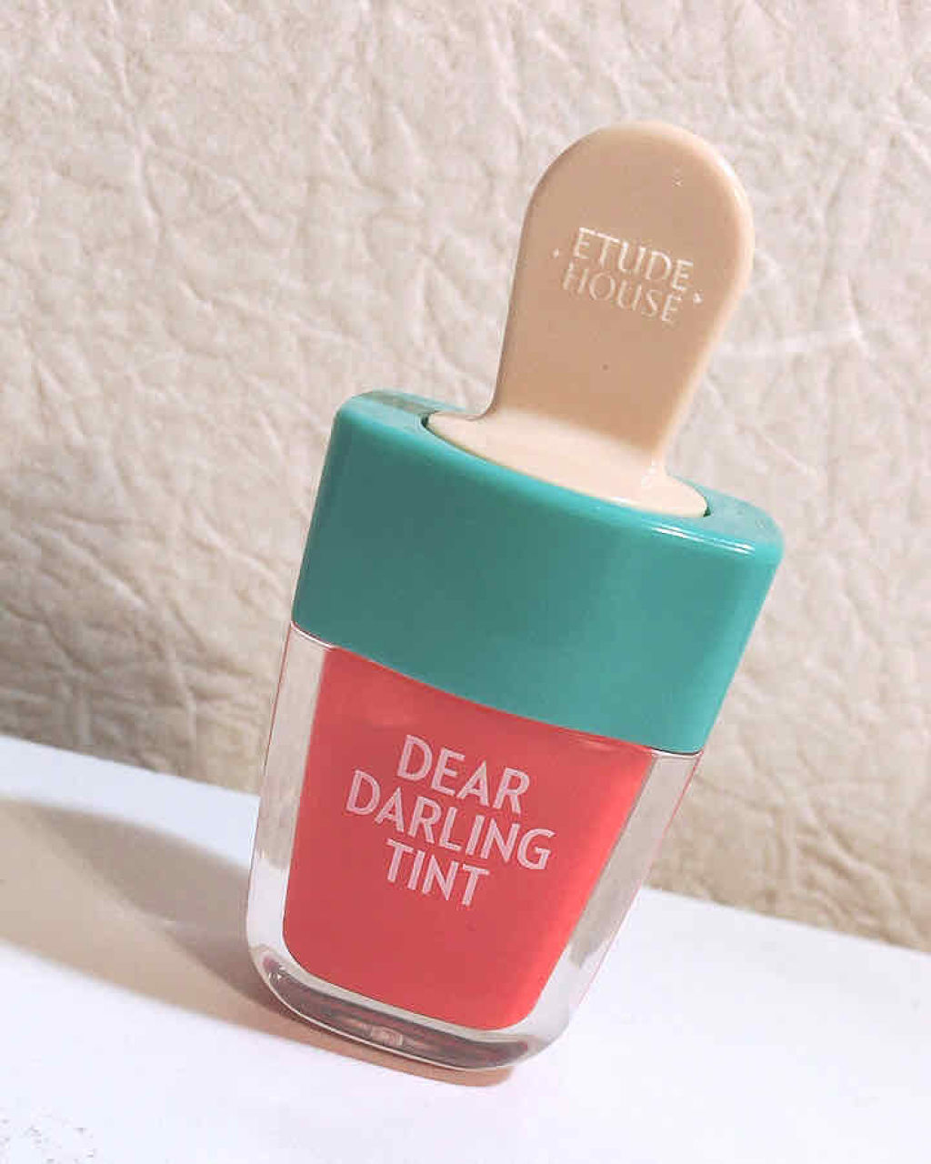 ディアダーリン ウォータージェルティント （アイスティント）/ETUDE/口紅を使ったクチコミ（1枚目）