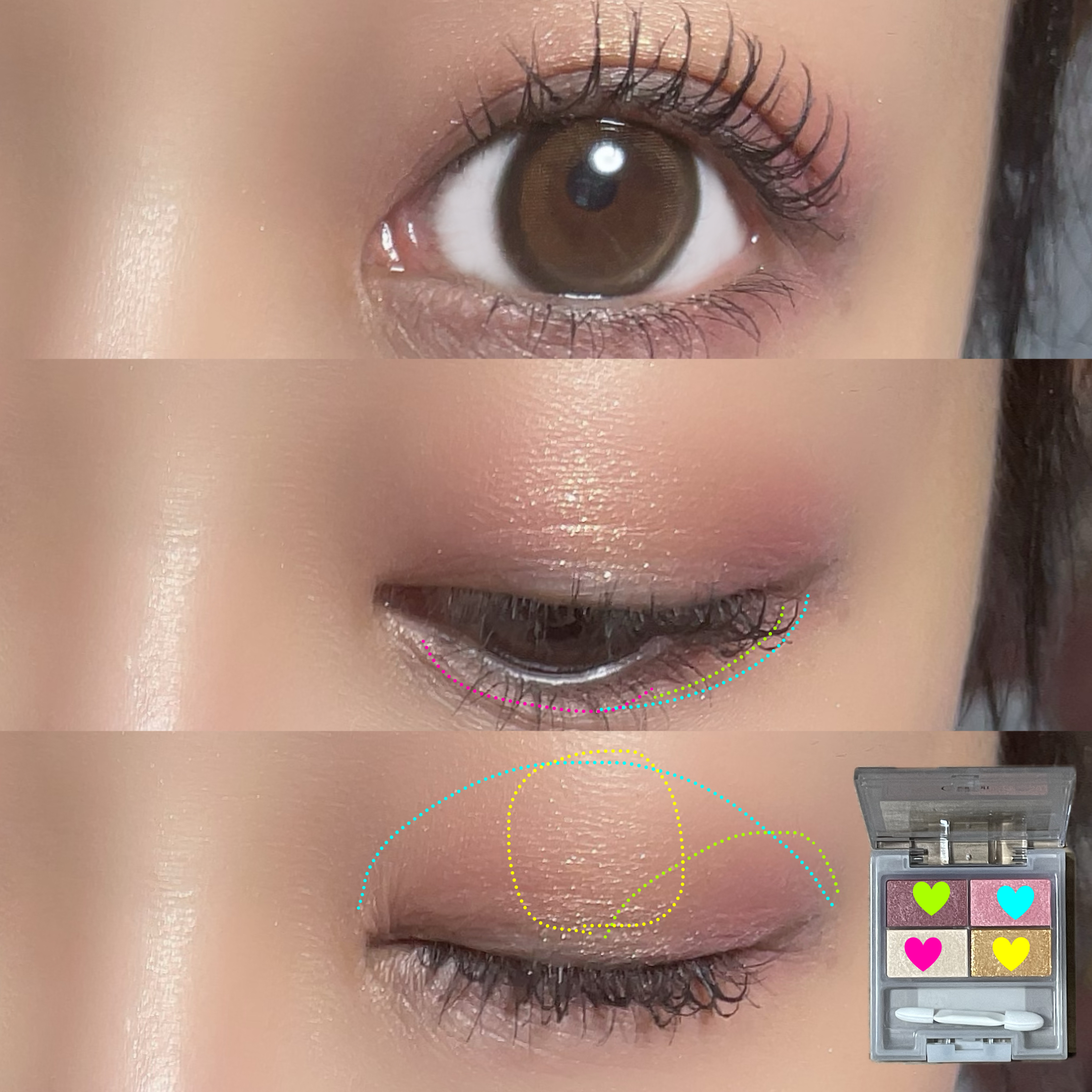 マイベストライナー/ドーリーウインク/リキッドアイライナーを使ったクチコミ（2枚目）