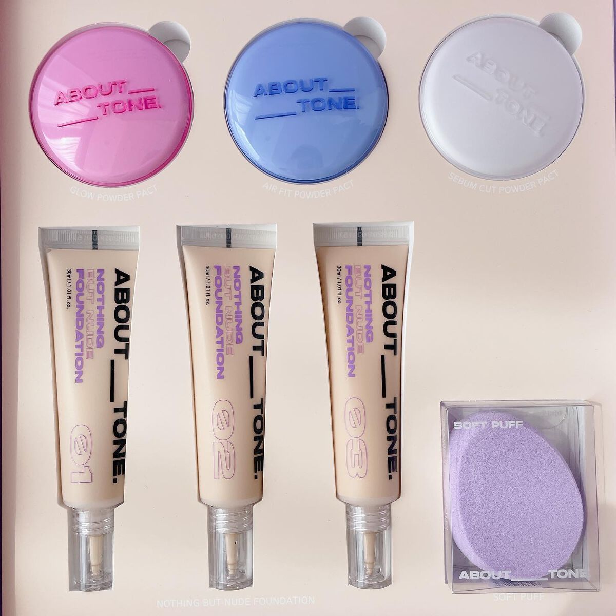 エアーフィットパウダーパクト/ABOUT TONE/プレストパウダーを使ったクチコミ(4枚目)