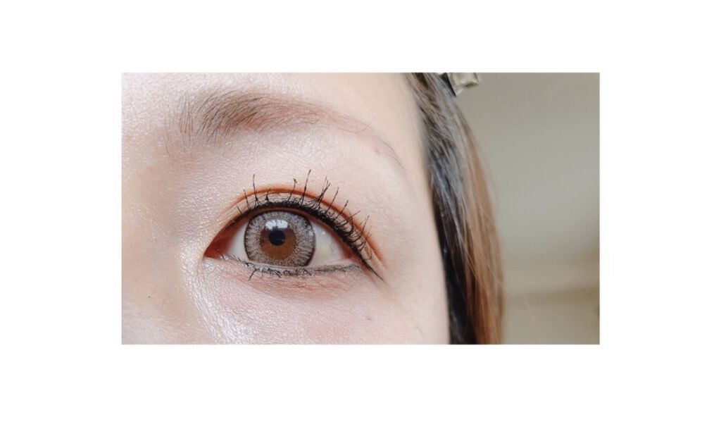 loveil 1day  Caramel glow/loveil/ワンデー（１DAY）カラコンを使ったクチコミ（3枚目）