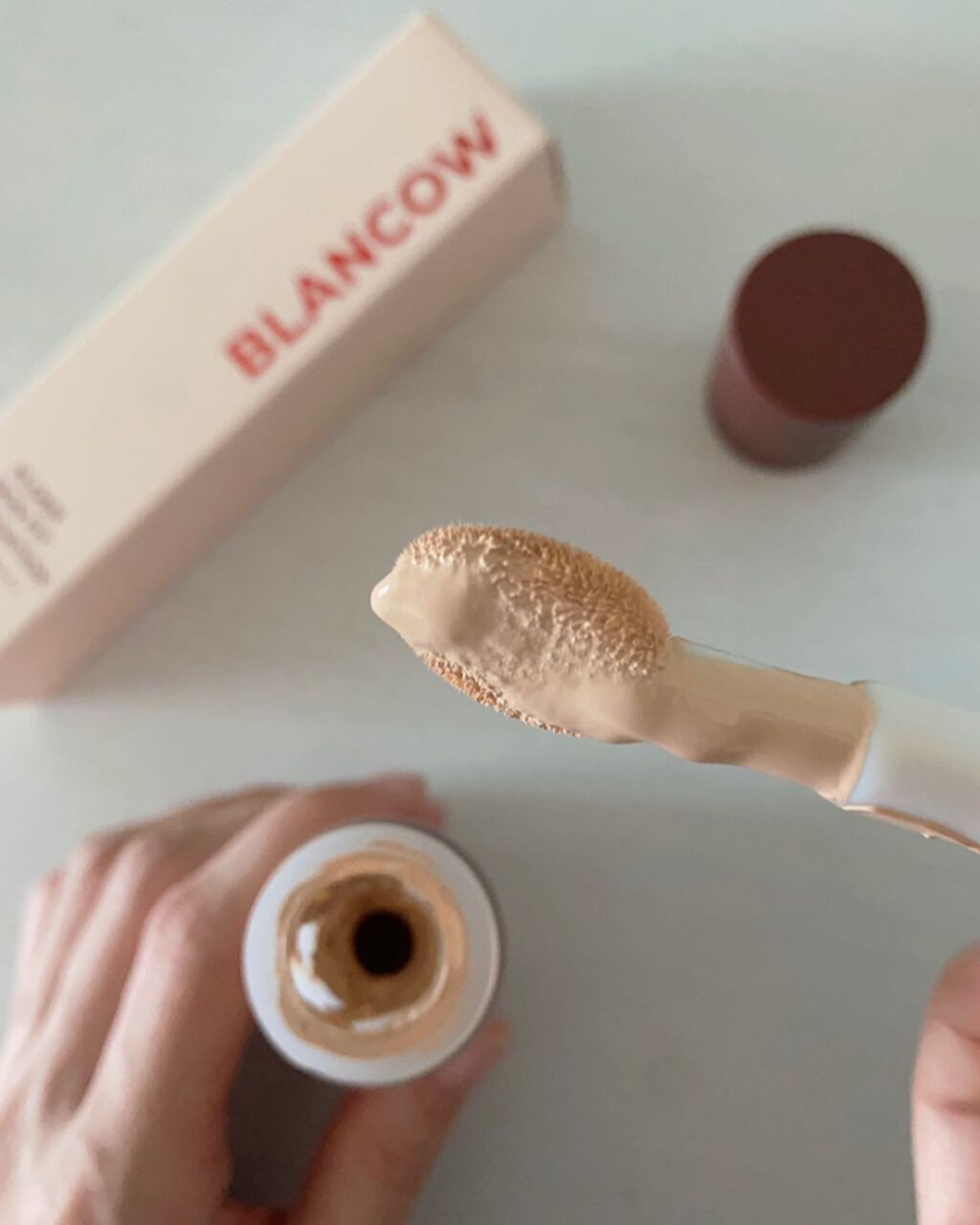 エルダースキンフィットファンデーション/BLANCOW/リキッドファンデーションを使ったクチコミ（3枚目）