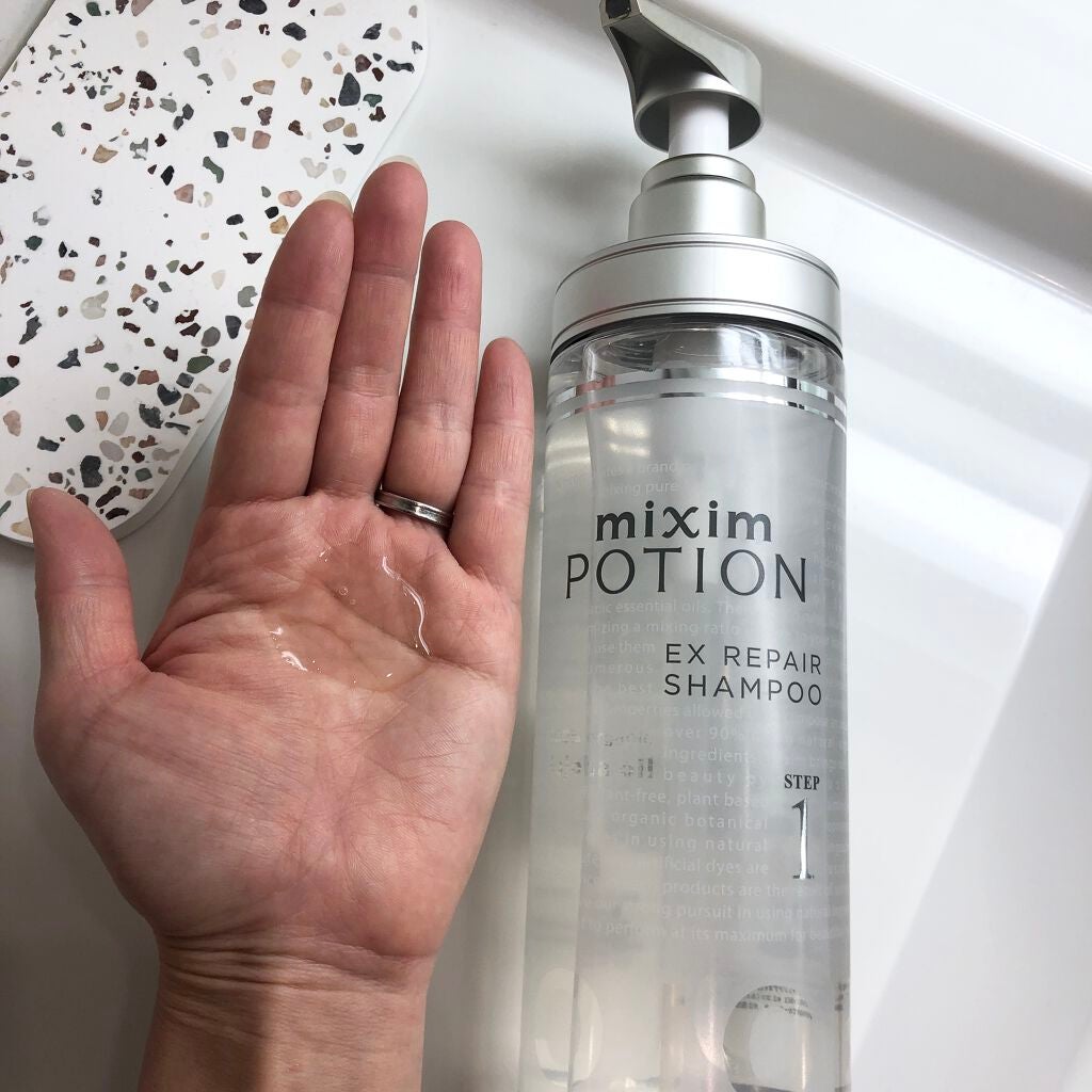 リペアシャンプー/ヘアトリートメント/mixim POTION/シャンプー・コンディショナーを使ったクチコミ(2枚目)