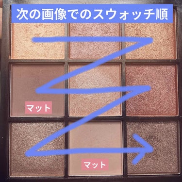 UR GLAM　BLOOMING EYE COLOR PALETTE/U R GLAM/アイシャドウパレットを使ったクチコミ（2枚目）