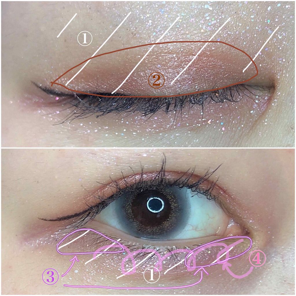 プレイカラー アイシャドウ/ETUDE/アイシャドウパレットを使ったクチコミ(4枚目)