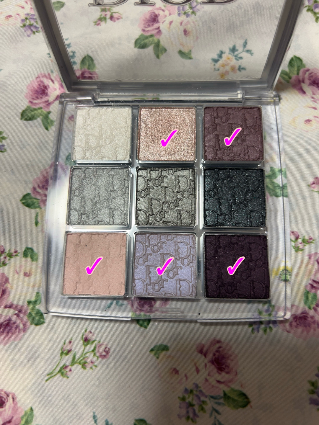 dior ディオールバックステージアイパレット011 シルバー ブルベ大優勝】ディオール バックステージ アイ パレット 011