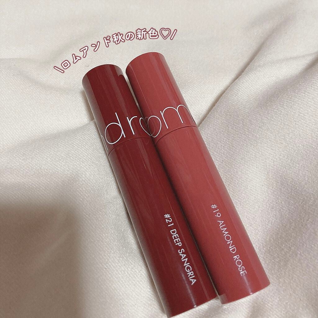 ジューシーラスティングティント/rom&nd/リップティントを使ったクチコミ(1枚目)