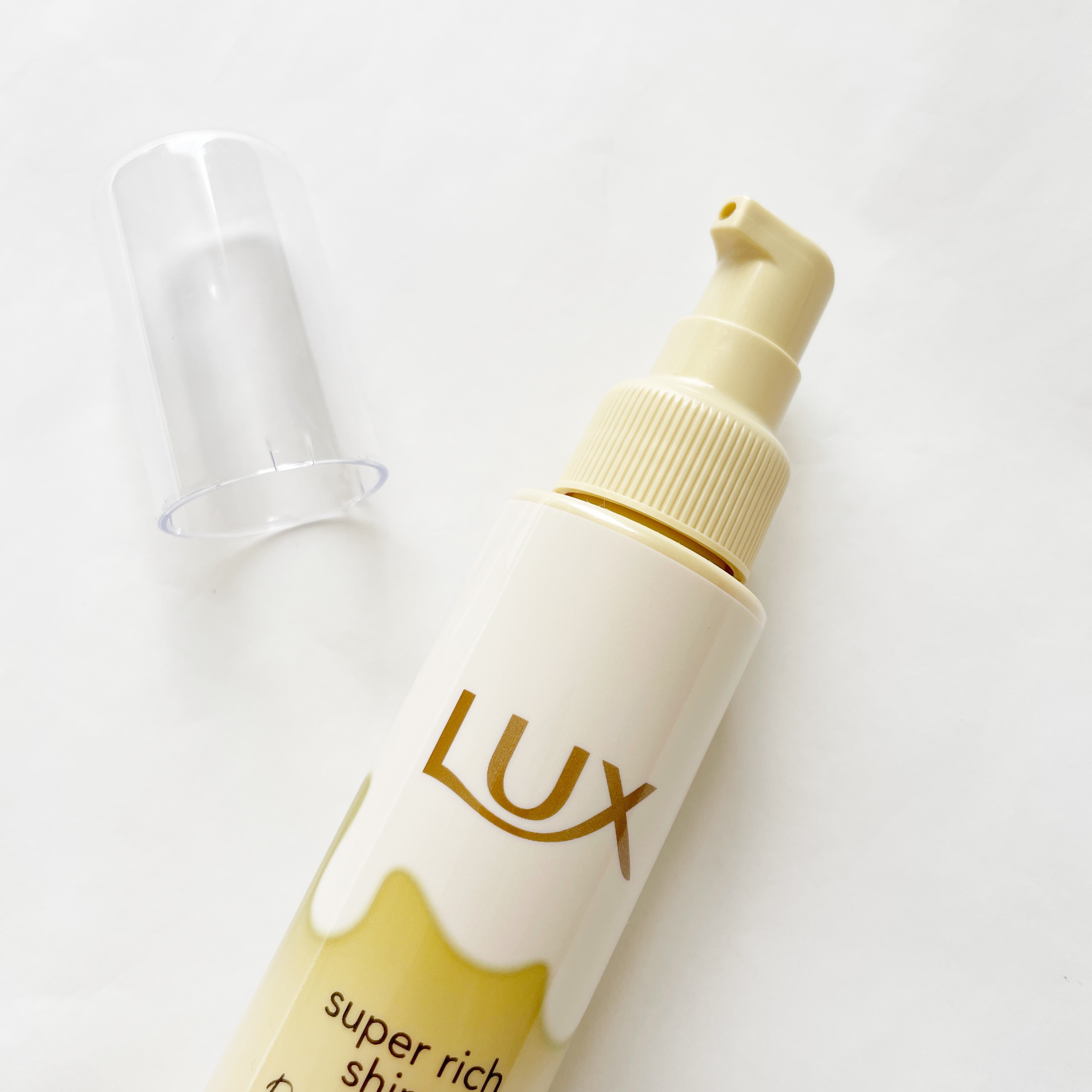 スーパーリッチシャイン ダメージリペア とろとろ補修ヘアクリーム/LUX/アウトバストリートメントを使ったクチコミ（3枚目）