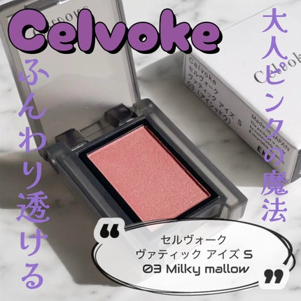 セルヴォーク ヴァティック アイズ S/Celvoke/単色アイシャドウを使ったクチコミ(1枚目)