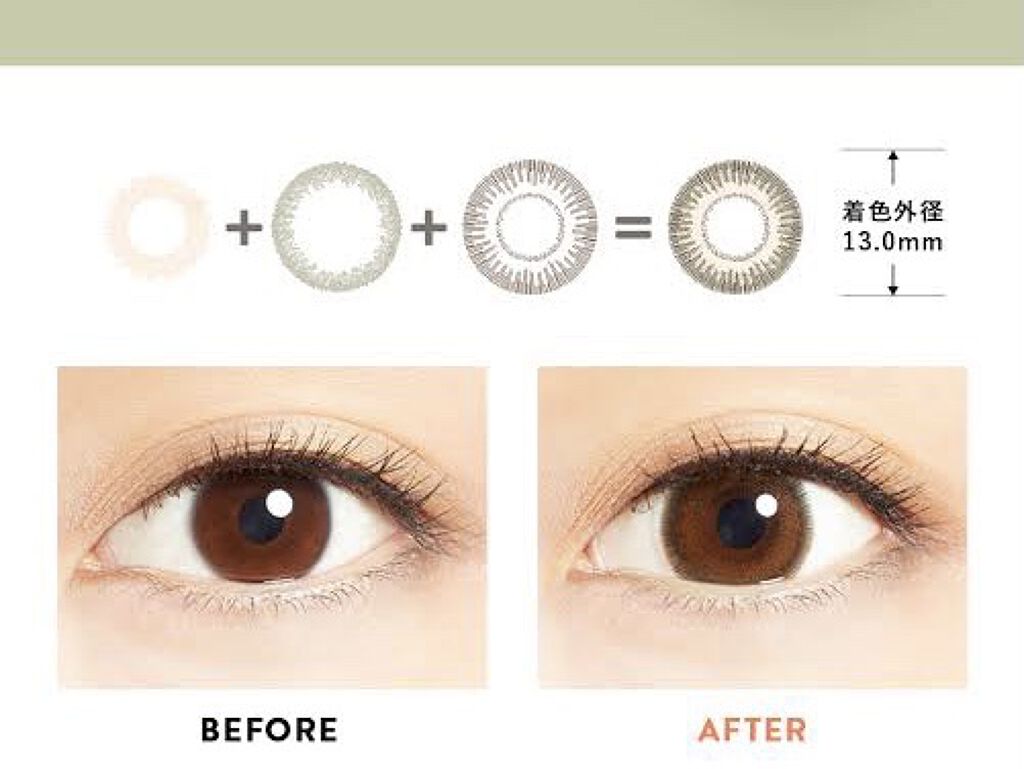 LA FILLE (ラ・フィーユ)/LA FILLE/カラーコンタクトレンズを使ったクチコミ（2枚目）