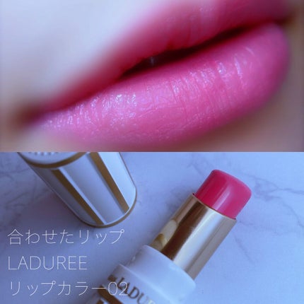 リップカラー 02 Rouge Rose(ルージュ・ロゼ)/レ・メルヴェイユーズ ラデュレ/口紅の画像