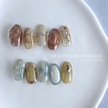 sato 🕊 self nail🫧🤍 on LIPS 「🌼🧊🍊🥛🍋〰️𝖺𝗅𝗅𝗂𝗍𝖾𝗆𝗌𝖬𝖸𝖲𝖳𝖨𝖢𝖩𝖮.ミスティックジ..」（1枚目）