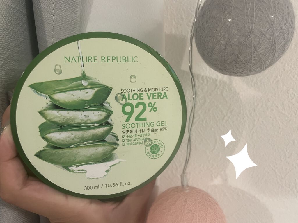 マイルド＆モイスチャーアロエジェル/ネイチャーリパブリック/ボディローションを使ったクチコミ（1枚目）