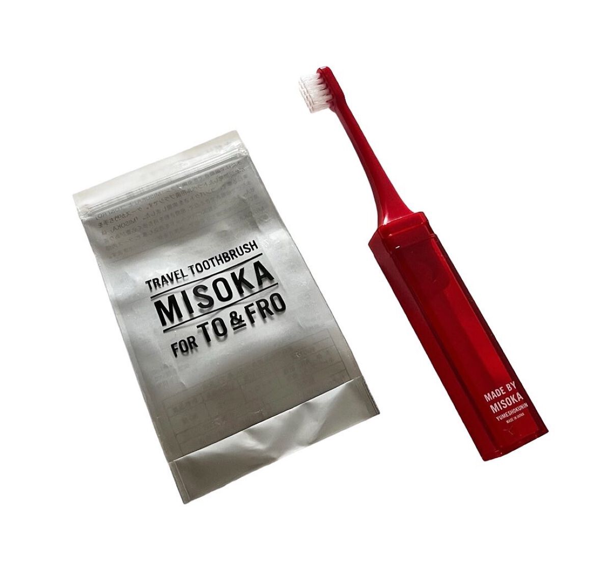 TRAVEL TOOTHBRUSH MISOKA FOR TO & FRO/TO&FRO/歯ブラシを使ったクチコミ（2枚目）