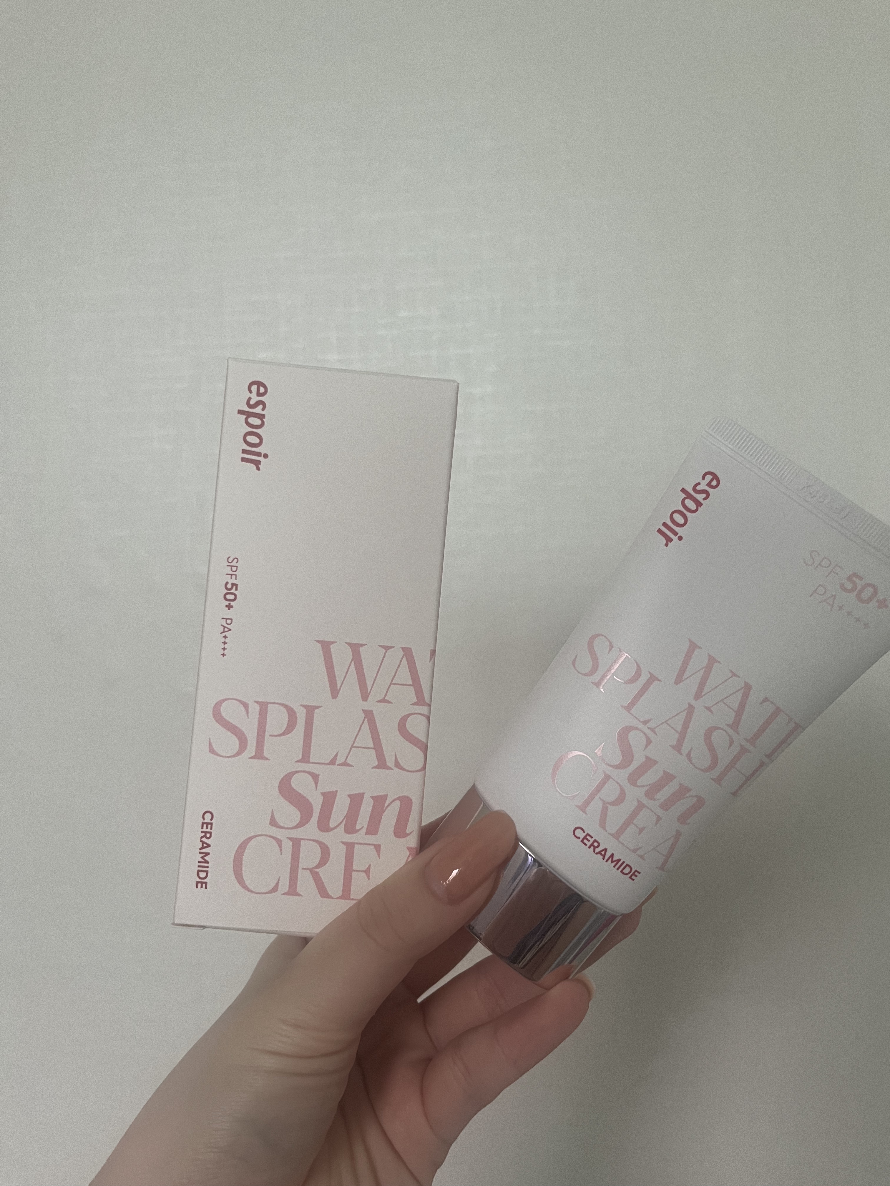 ウォータースプラッシュサンクリーム セラミド/espoir/日焼け止めクリームを使ったクチコミ（1枚目）