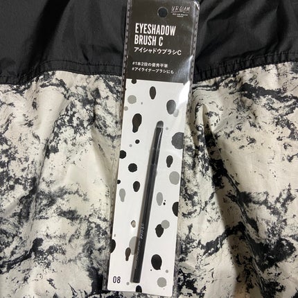 UR GLAM EYESHADOW BRUSH C(アイシャドウブラシC)/U R GLAM/メイクブラシを使ったクチコミ(1枚目)