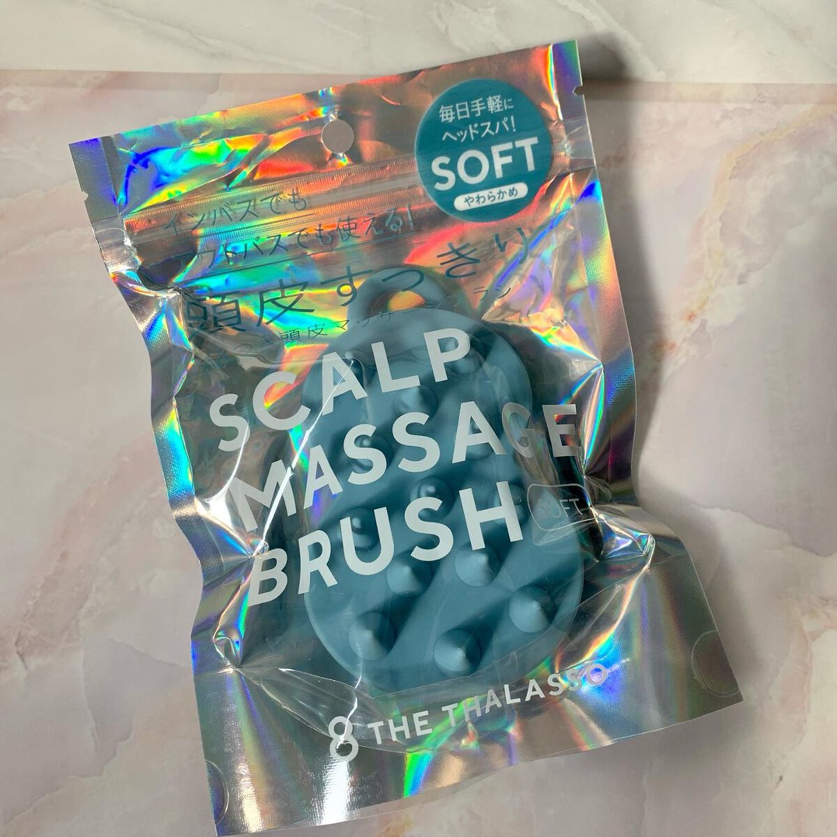 スパ やみつき 頭皮マッサージブラシ ソフト/エイトザタラソ/スカルプブラシを使ったクチコミ（2枚目）