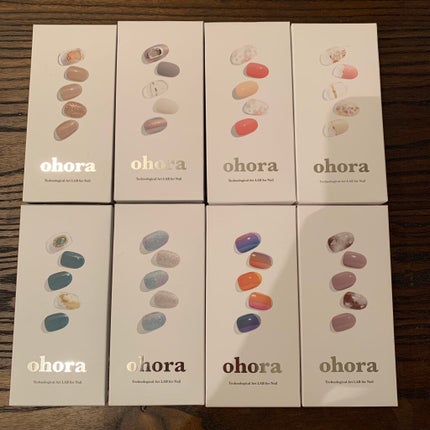 セミキュアジェルネイル(ハンド)/ohora/ネイルシールを使ったクチコミ(1枚目)