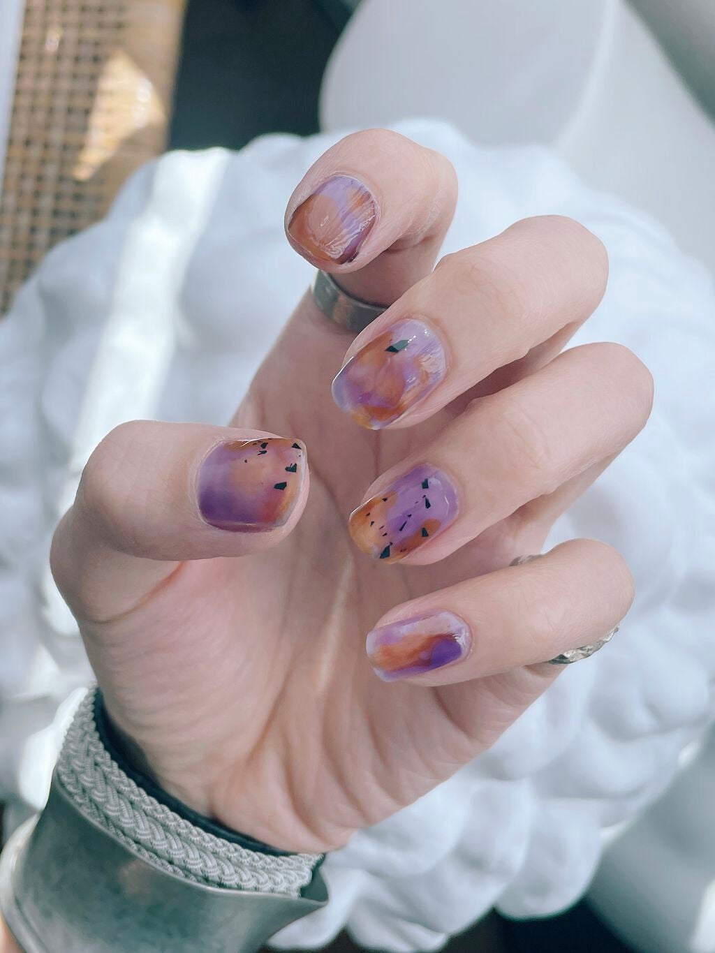 ムードペブルネイル/rom&nd/マニキュアを使ったクチコミ(2枚目)