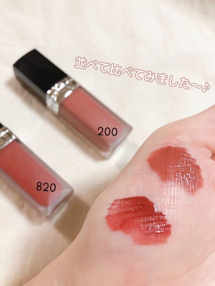 ルージュ ディオール フォーエヴァー リキッド/Dior/口紅を使ったクチコミ(4枚目)