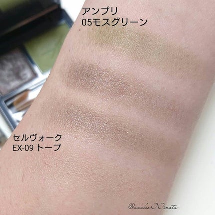 セルヴォーク ヴォランタリー アイズ/Celvoke/単色アイシャドウを使ったクチコミ(4枚目)