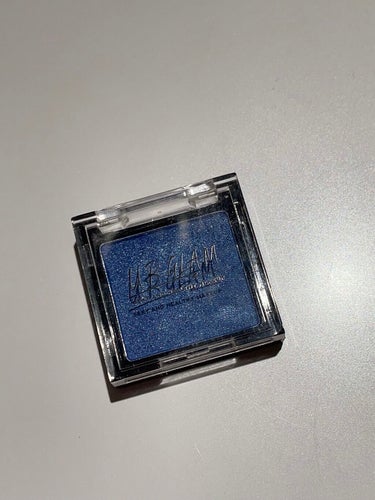 UR GLAM　POWDER EYESHADOW マリンブルー/U R GLAM/シングルアイシャドウを使ったクチコミ（1枚目）